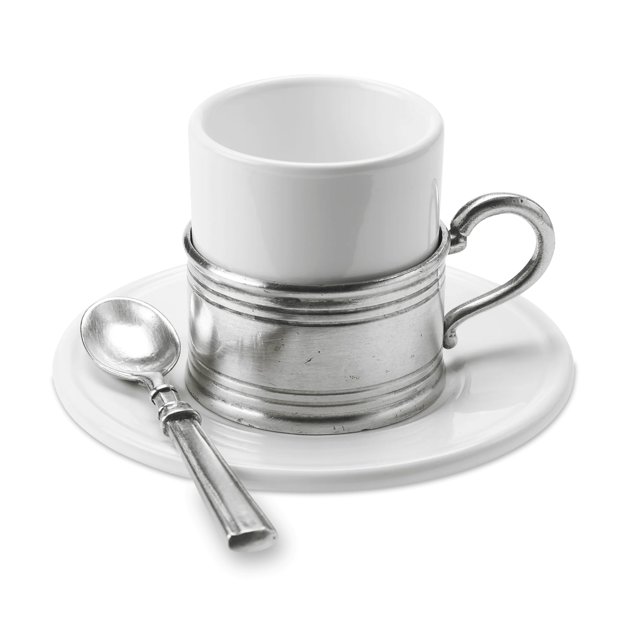 Espresso Cup with Ceramic Saucer