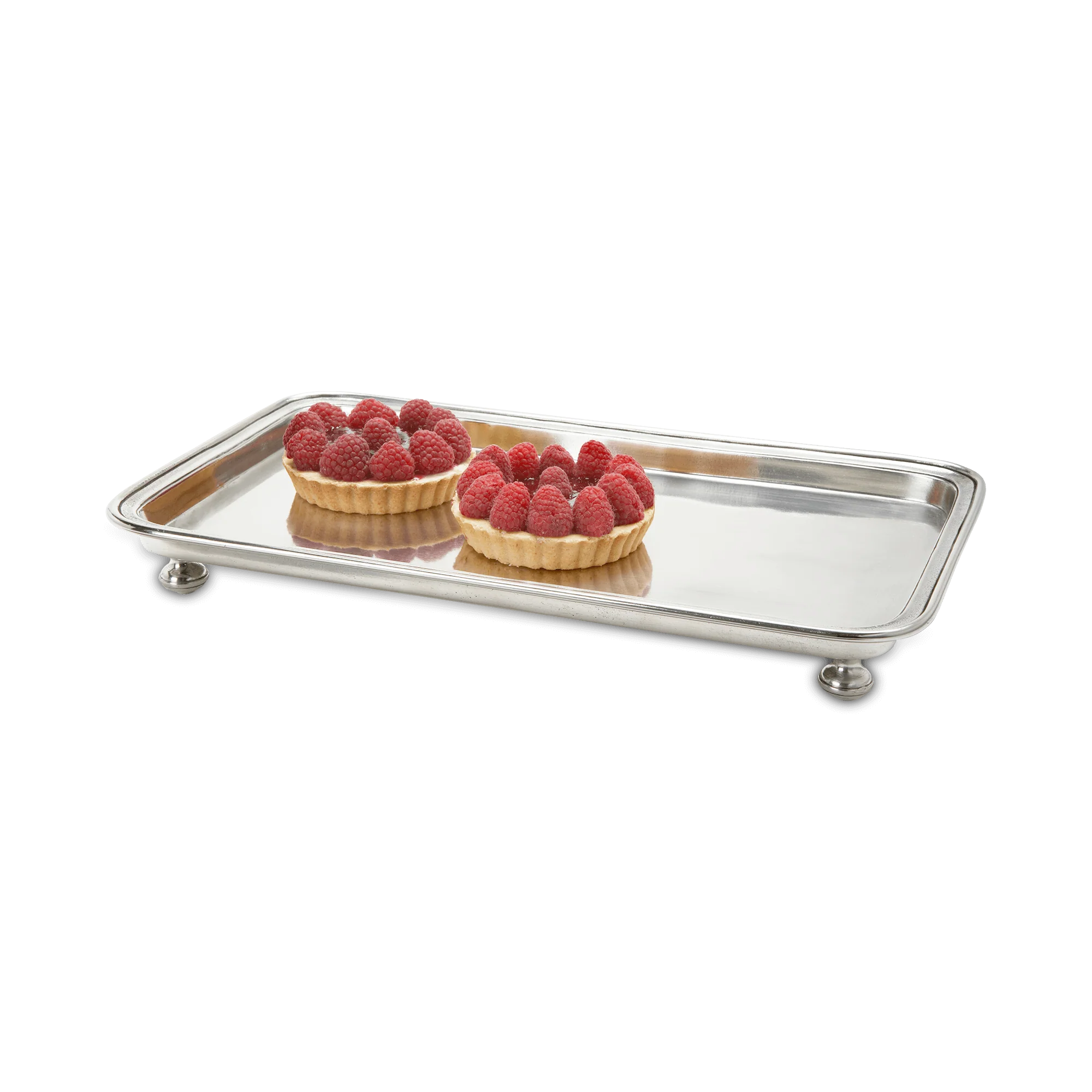Footed Rectangle Service Tray