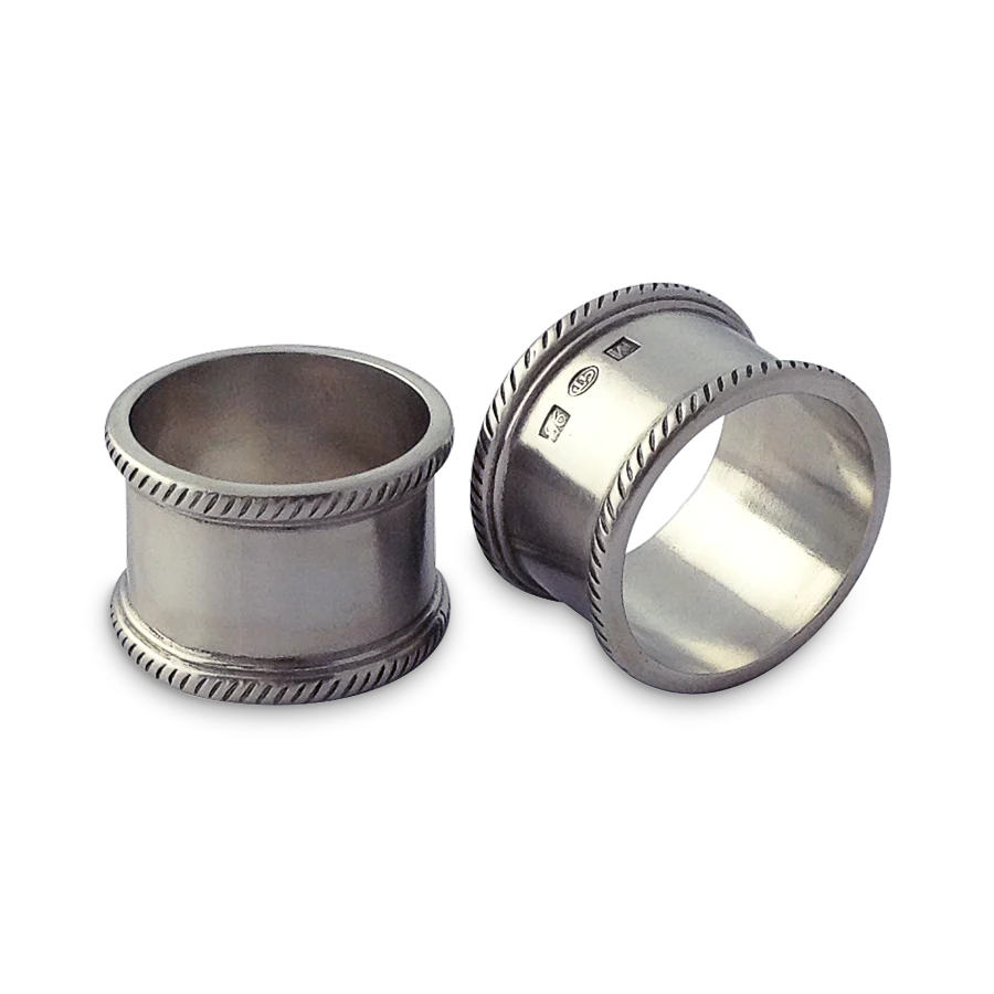 Luisa Round Napkin Ring, Pair